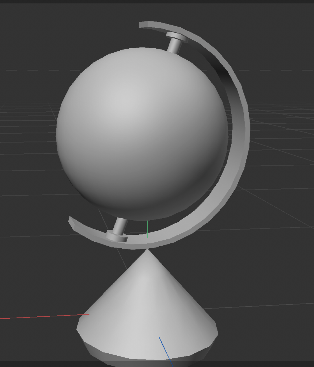 Globe 3d model pt 2